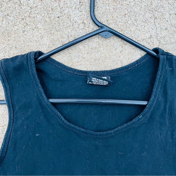 x Vtg Skull Tank Top Men Sz XL Black Tank Graphic Mint Cond Skull Sword Casual - Picture 4 of 5